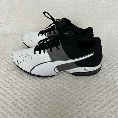 Puma Cell Surin 2 Matte Mens 9.5 White Gray Black Athletic training Shoe Sneaker