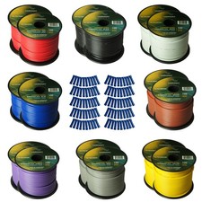 Harmony Car Primary 14 Gauge Power or Ground Wire 1600 Feet 16 Rolls Multi Color