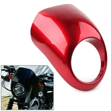 Front Headlight Cowl Fairing Light Cover Fit Harley Sportster Dyna 883 1200 Red