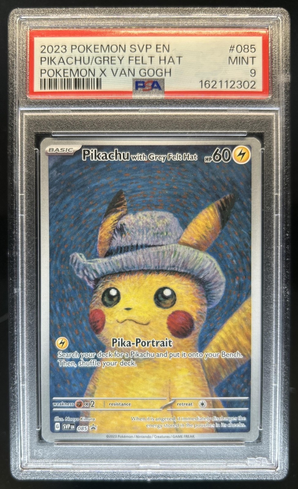 2023-25 Pokemon SV Black Star Promos Pikachu 2023 #085 PSA 9