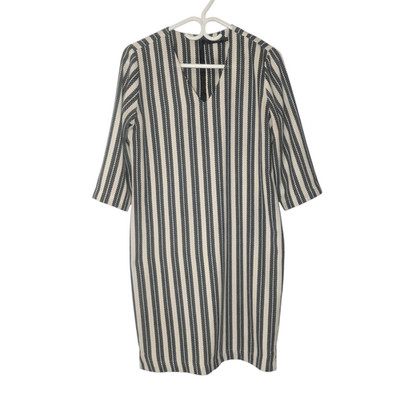 Vertical Stripe  Tunic Dress S