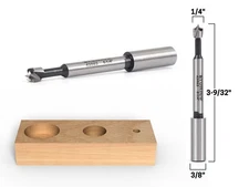 1/4" Diameter Steel Forstner Drill Bit - 3/8" Shank - Yonico 43003S