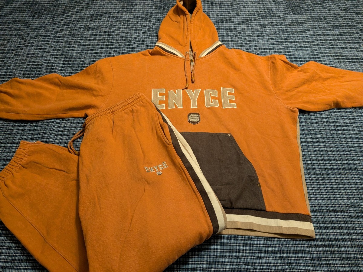Mens Vintage Y2K ENYCE Clothing Co. Tracksuit Hip Hop Street Wear