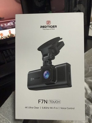 Redtiger F7NT Touch Dashcam 4K Dual Dash Cam Front and Rear with WiFi GPS