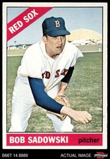 1966 Topps #523 Bob Sadowski Red Sox 5.5 - EX+