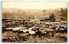 1920 Harrison, AR Postcard - Riverbank Ruins  Disaster Tornado April 1920