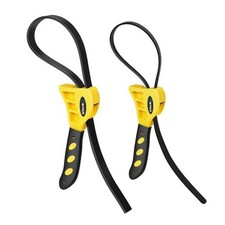 2-Pack Rubber Strap Wrench Set, 4"  6" Oil Filter Wrench and Jar Opener for