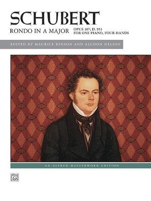 Rondo A Major (piano duet), Schubert, Nelson, Piano duet, Printed Music