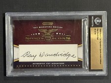 RAY DANDRIDGE 2009 Razor Sports Icons 44/45 HOF CUT AUTO BGS Authentic