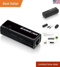 Compact Universal Wi-Fi N Adapter   300Mbps Speed, USB Power Included