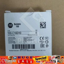 Allen-Bradley 100-C16D10 16 AMP 120VAC COIL IEC Contactor New Factory Sealed