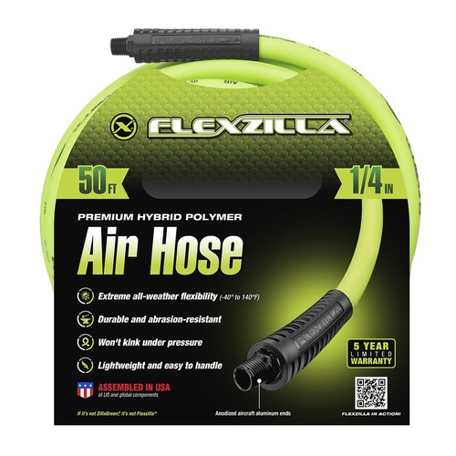 Flexzilla 1/4 in Lightweight Hybrid Air Hose Fitting - Picture 2 of 7
