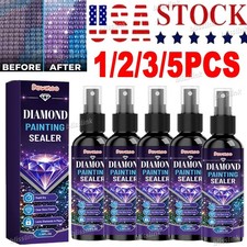 5X Diamond Painting Sealer Spray, Quick Dry Gloss Finish Sealant for Diamond Art