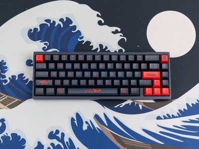 KAT MIZU Blood Moon  Set Keycaps Mechanical Keyboard Kit