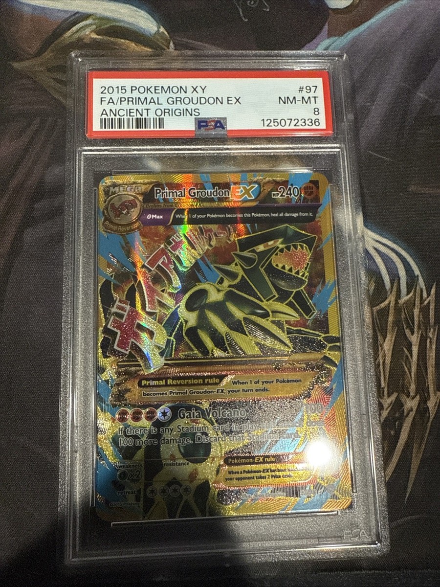 Primal Groudon EX (Shiny Full Art) 97/98 XY - Ancient Origins Holo