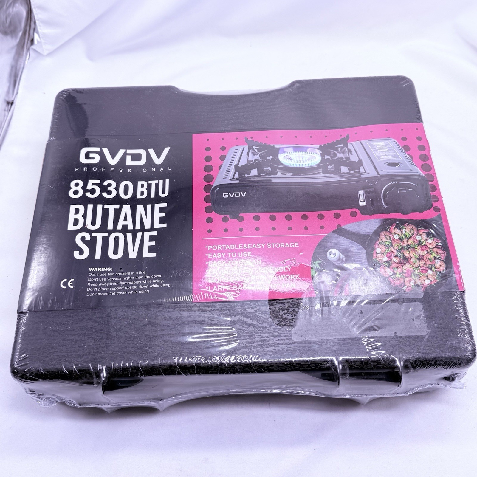 Portable Camping Stove, 1 Burner Butane Gas Stove with Updat