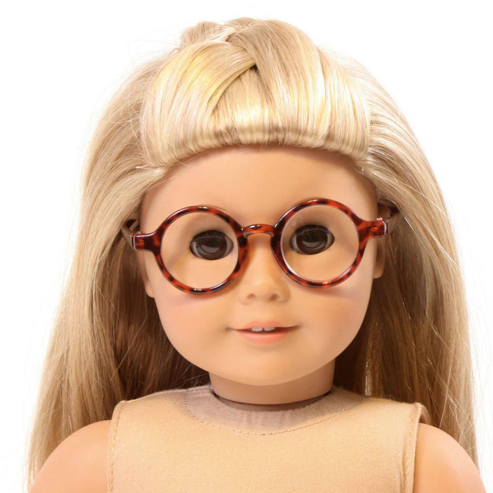 Round Tortoise Shell Glasses 18" Doll Clothes Fits American Girl Doll