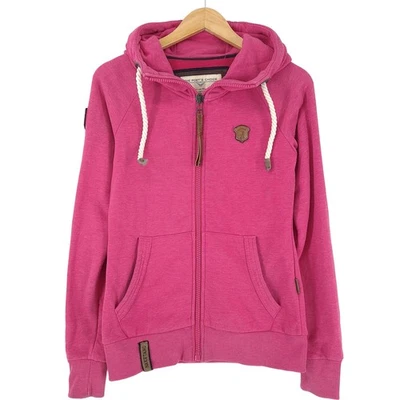 Naketano Damen Zip Hoodie Pink Baumwolle Slim Fit Classic CE6 Größe S - Bild 1 von 4