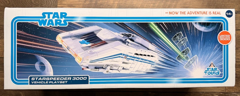 星球大战星球大战 STARSPEEDER 3000 汽车游戏套装 2024 迪士尼 D23 Expo 全新带盒 — 第 2/4 张图片