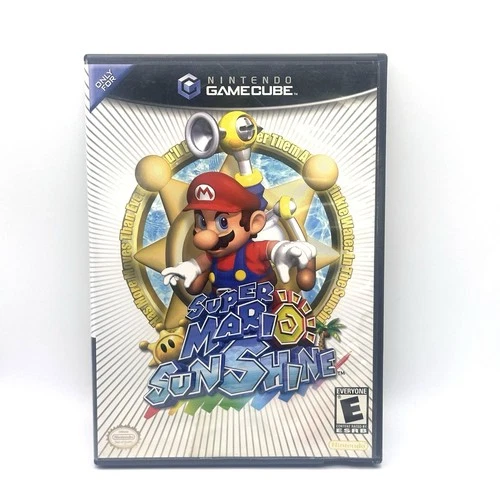 Super Mario Sunshine Nintendo Gamecube Complete CIB Tested