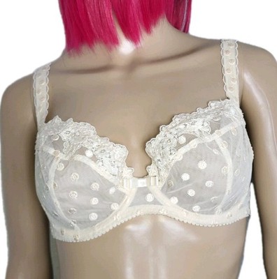 Spitze, Schleife, Maison Lejaby, Elixir, Beige 75 34 D Damen Bügel BH G31431 30