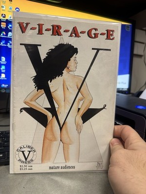 1991  Caliber Press VIRAGE #1 ( V-I-R-A-G-E ) Mature Audiences Dan Schaefer art