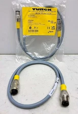 2 Pk Turck RK 4.4T-0.6-RS 4.4T Actuator and Sensor Cordset Extension Cable 0.6m