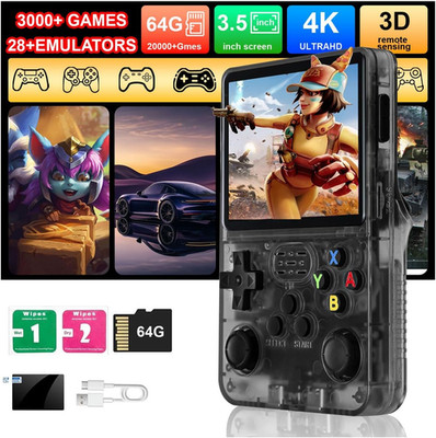Consola Portatil Retro 64GB Pantalla 3.5 IPS 3000 Juegos Clasico Sistema Abierto