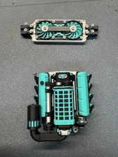 Vanquish H10 Optic Kights Customs Engine with custom radiator Teal