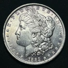 1889 Silver Morgan Dollar Philadelphia Mint Choice AU Condition