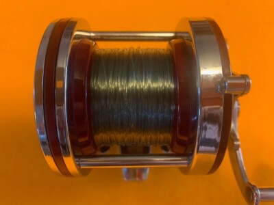 VINTAGE PENN SQUIDDER JR. NO. 146 FISHING REEL WITH STEEL GEARS