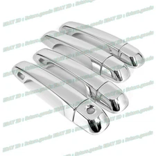 Accessory For 2010-2024 Toyota 4Runner Chrome Side Smart Door Handle Covers Trim