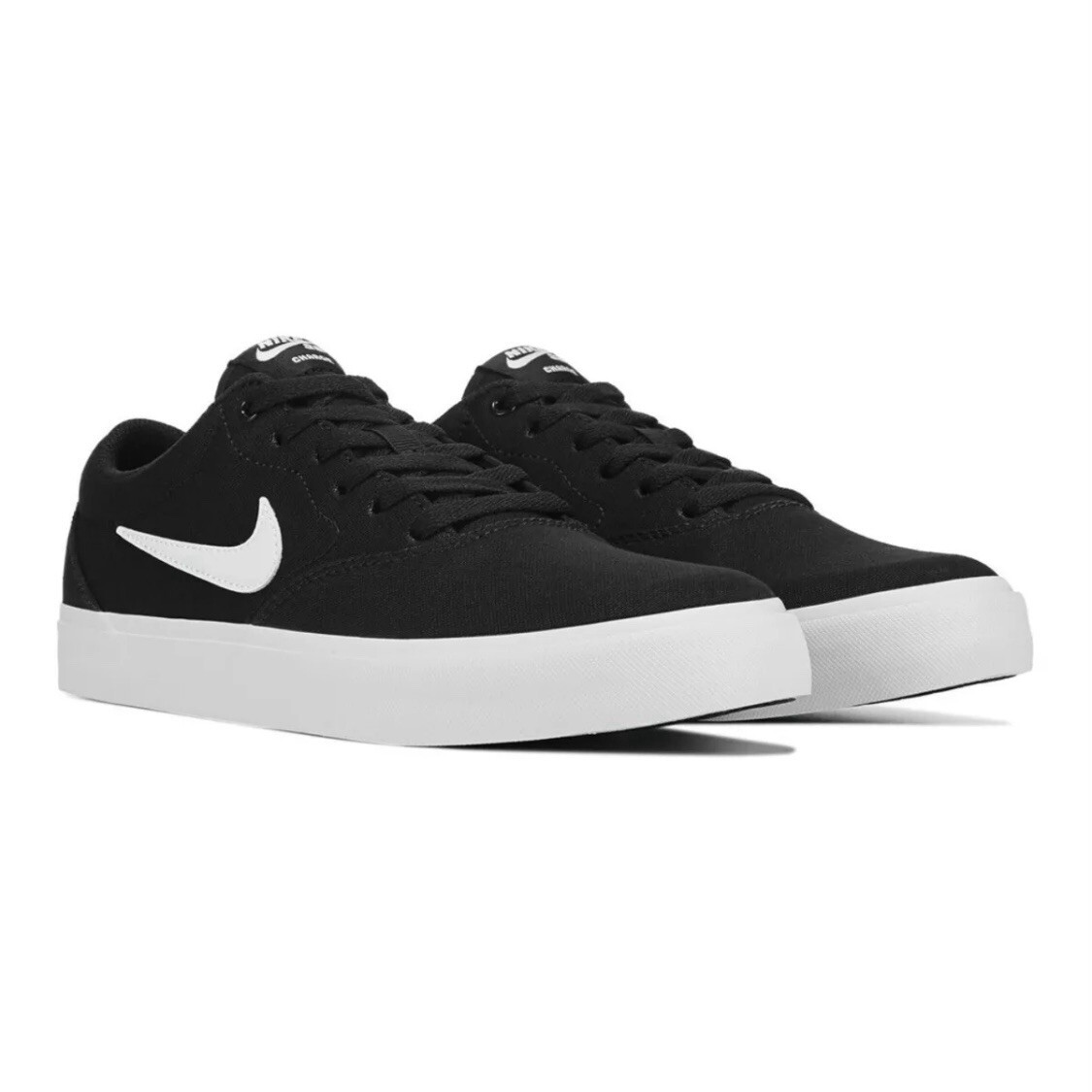 Nike SB Charge Canvas Skate Shoes Mens Sz 8.5 Black/White  display picture 3