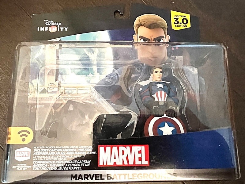 Disney Infinity 3.0 Civil War Marvel Battlegrounds Captain America Brand New Cap