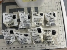 New 8-pack lot Shepherd Hardware 3206 1-1/8" Black Rubber Leg Tip