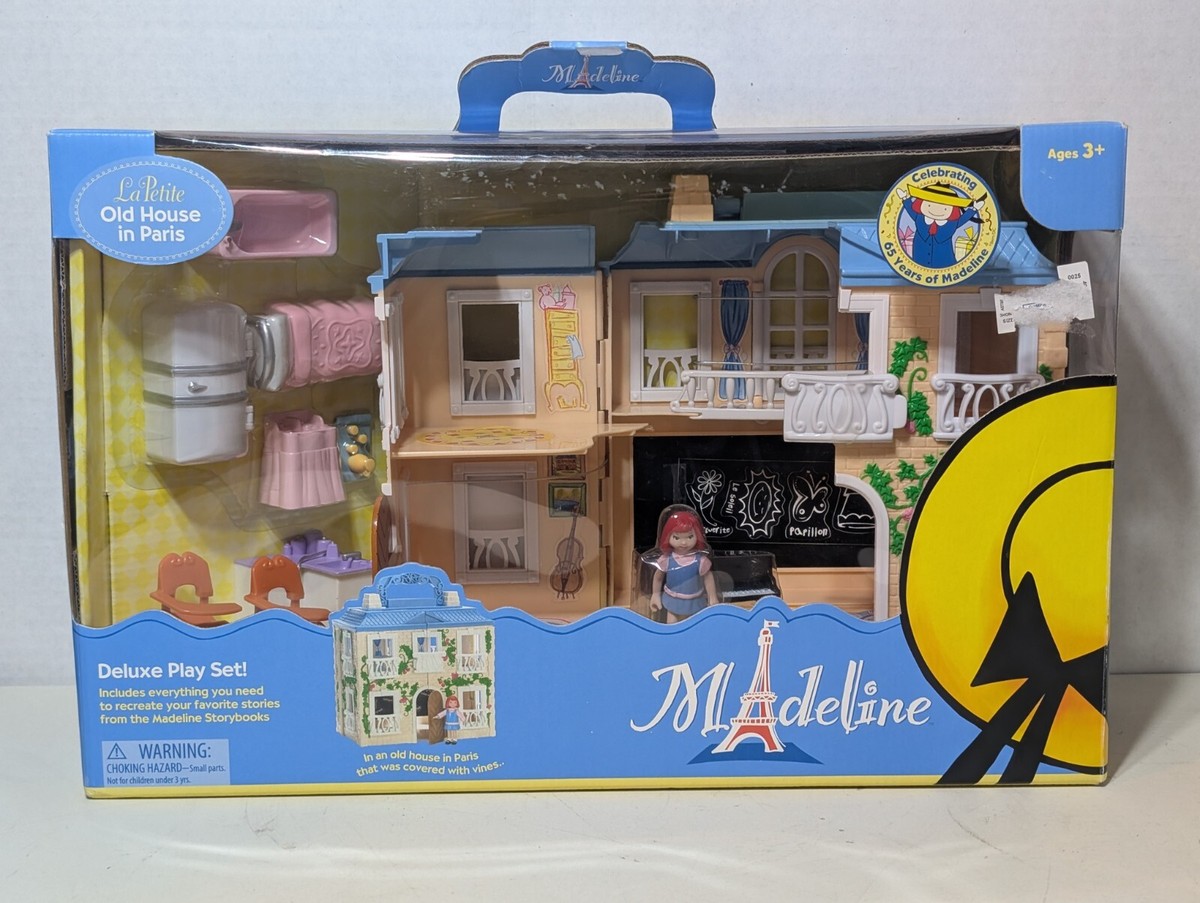 RARE Madeline La Petite Old House in Paris Deluxe Play Set