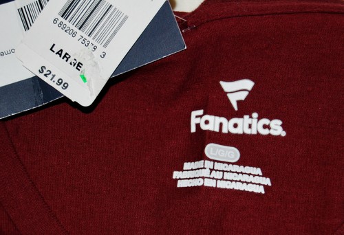 NWT Fanatics Women's Maroon NCAA Texas A&M UniversityV-Neck SS T-Shirt L - Picture 7 of 8