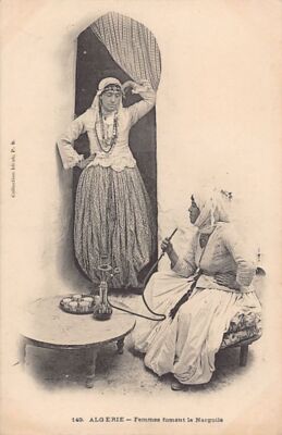 Algeria - Women Smoking Hookah - Ed. Ideal Collection P.S. 149