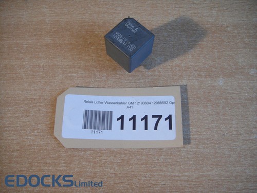 Relais Lüfter Wasserkühler GM 12193604 12088592 Opel GT Sintra Opel