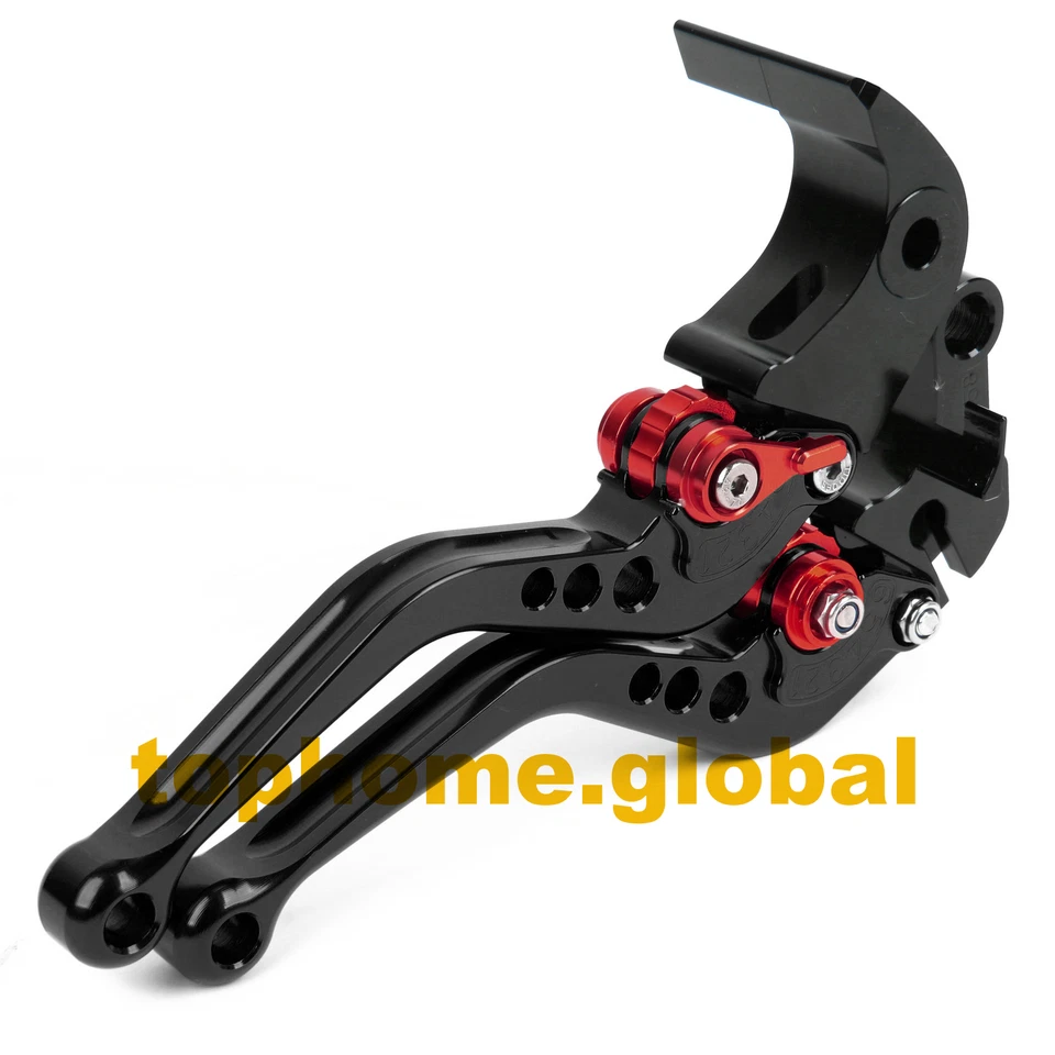 Palancas de freno de embrague corto CNC negras EE. UU. 2016 para Suzuki GSXR600 GSXR750 2011-2020 Foto 4 de 4