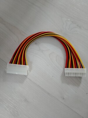 Male Female Connector 24-Pin Power Supply 24p -Verlängerungskabel ca. 30 cm