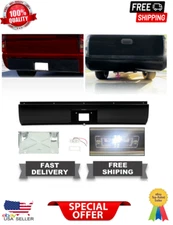 Steel Rear Bumper Roll Pan W/ License Plate Light For 99-07 Chevy Silverado 1500