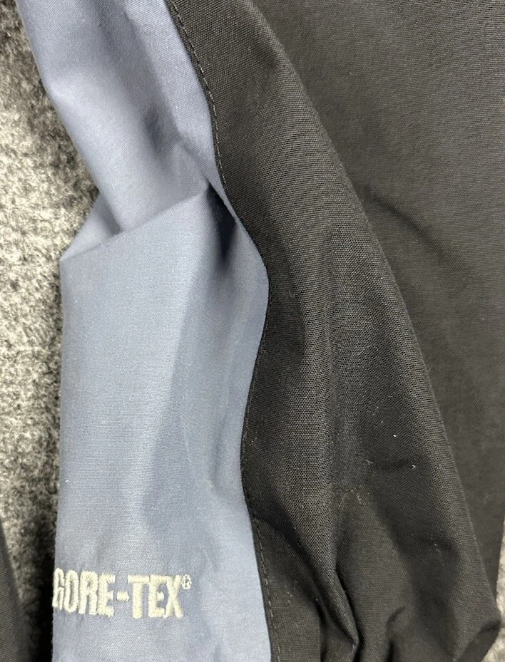 Vtg EMS GoreTex Mesh Lined Rain Jacket Nylon Zip Utility Women’s S Periwinkle - Image 2 of 4