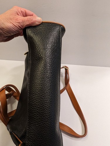 Valentina Italia Black Leather Crossbody Bag Triple Entry - Picture 3 of 11