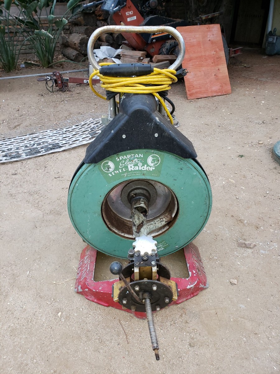 SPARTAN SEWER PIPE DRAIN CLEANING CLEANING MACHINE MODEL # 1065 | eBay
