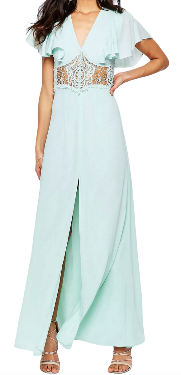 knee length dresses for ladies Rent Jarlo White Lace Cutout Summer Bandeau Dress main image 0