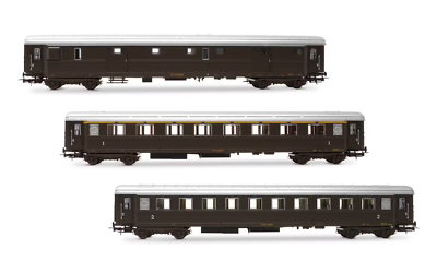 Rivarossi HR4365 Set livery chestnut FS baggage + 1st and 2nd