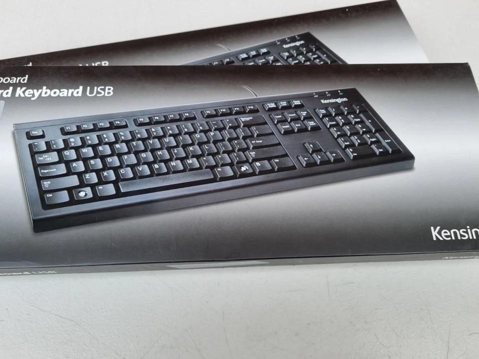 NEW, Joblot of 2 Kensington ValuKeyboard Wired Full-Size Keyboard 1500109 FRENCH - Image 3 of 4