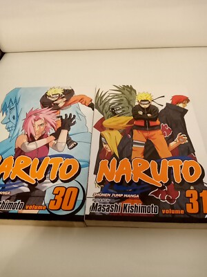 Naruto Volumes 28-29-30-31 Manga LOT ENGLISH VIZ MEDIA Masashi