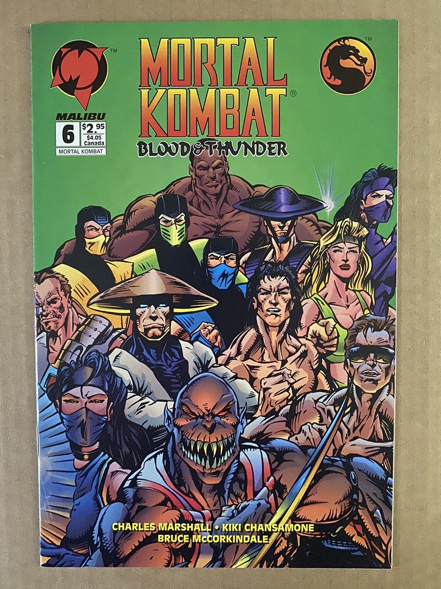Mortal Kombat #6 First Printing Original Comic Book Final Issue